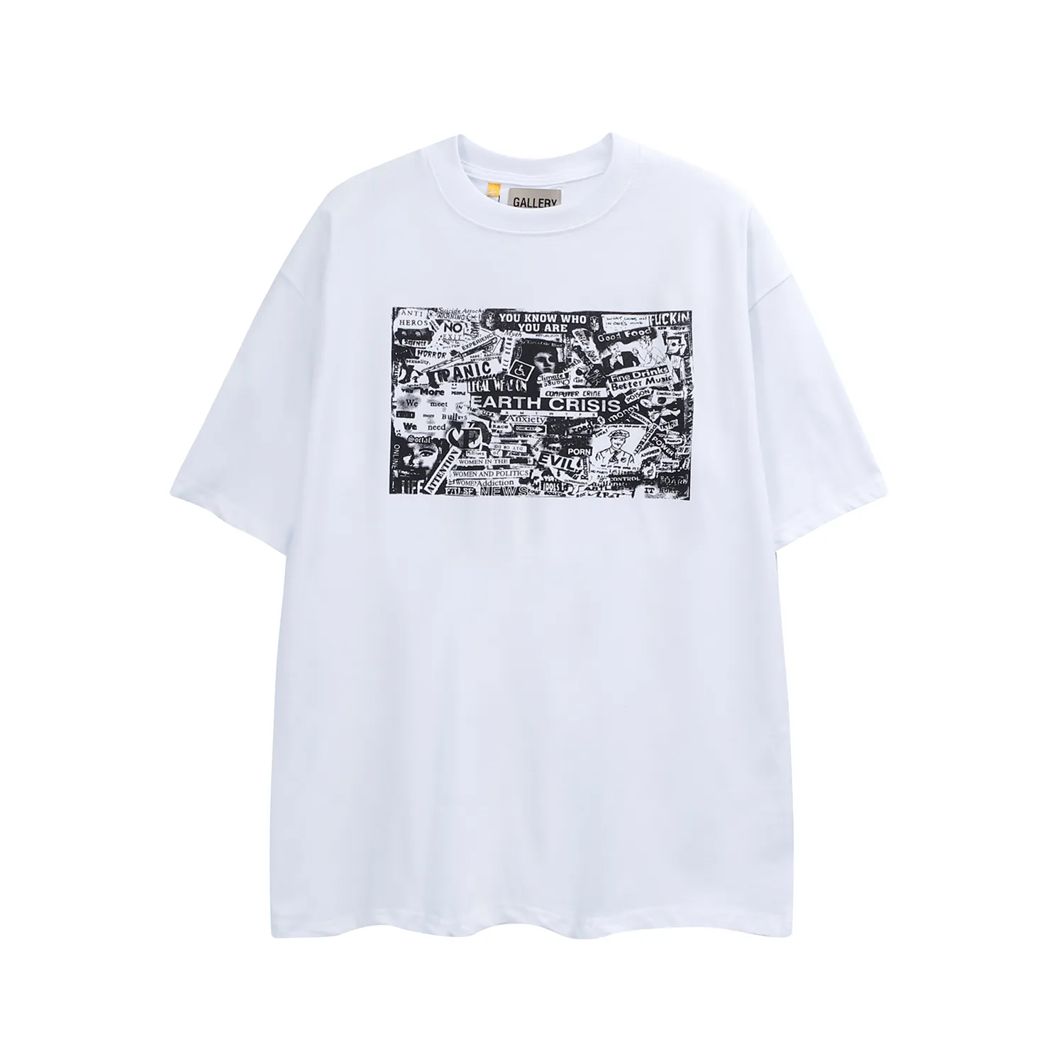 2023 GALLERY DEPT new model number: 3001#P110 color: black and white code number: S M L XL